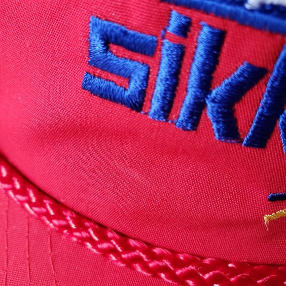 VINTAGE Akzo Sikkens Hat Cap Snap Back Red Rope Chemicals Auto Paint Preowned - Picture 3 of 11